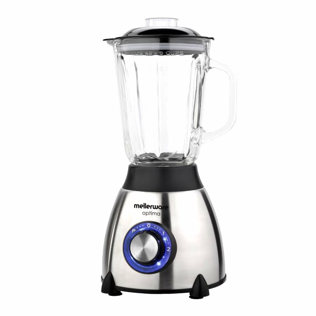 Mellerware 1.5L 550W Stainless Steel With Coffee Mill Jug Blender