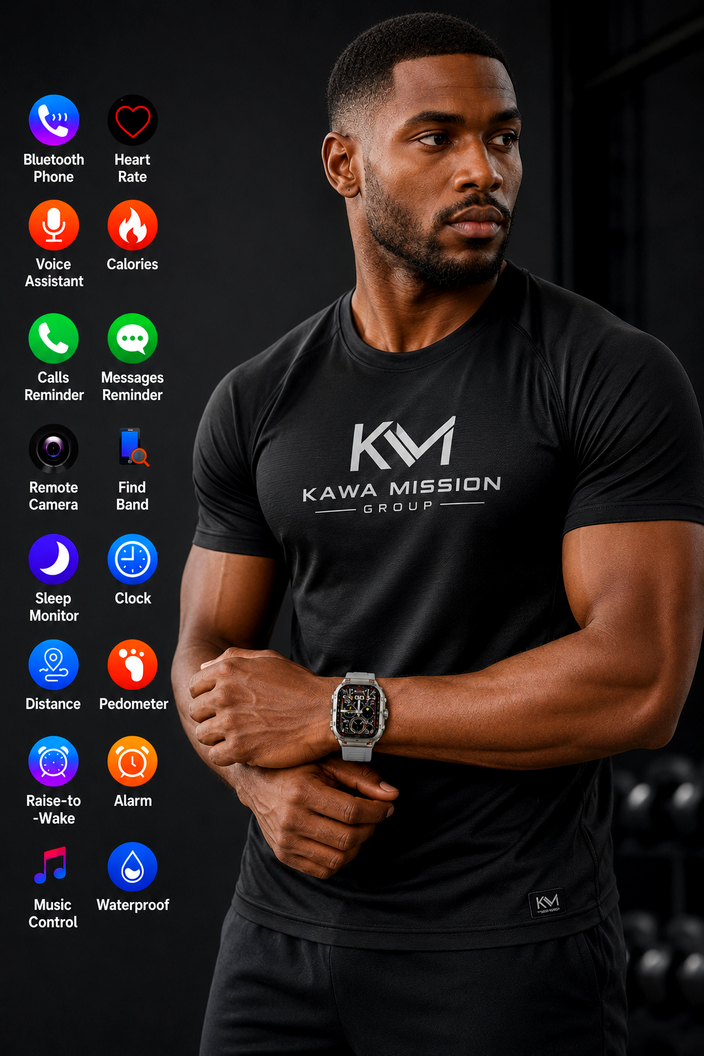 Nesty NP-104 Ultra Smart Sports Watch With Calling Function