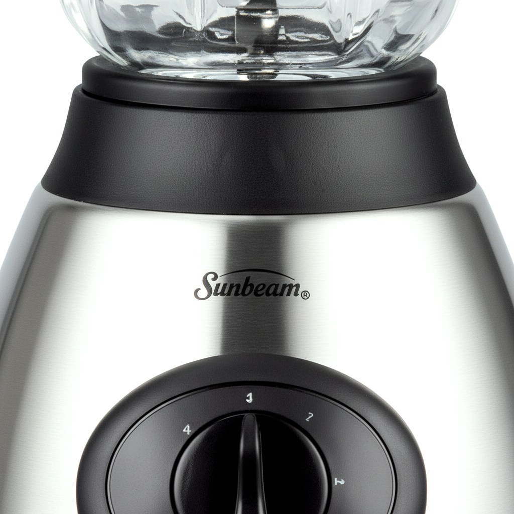 Sunbeam 1.5 Litre Glass Jar Stainless Steel Blender With Grinder