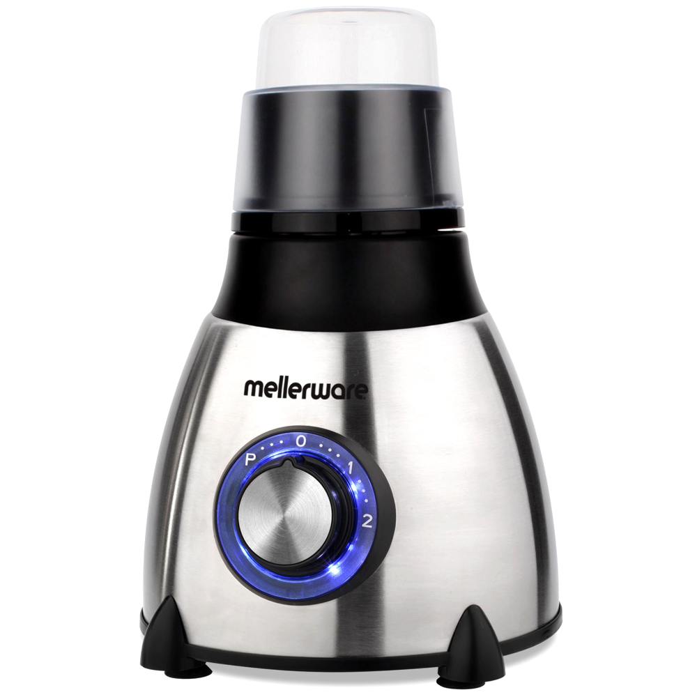 Mellerware 1.5L 550W Stainless Steel With Coffee Mill Jug Blender
